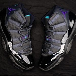 Jordan’s 11s  black n purple
